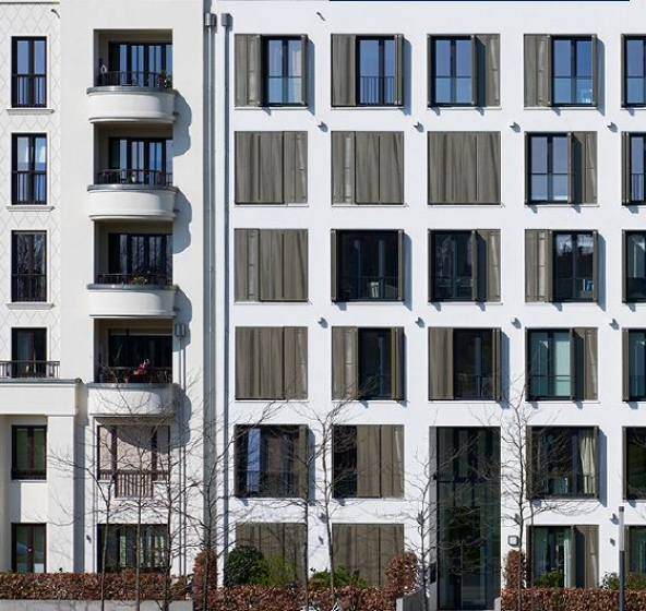 Gebäudekomplex von außen zum Thema Sondereigentum